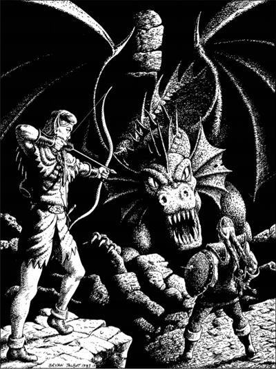 The favorite The Dark Eye illustration of both Bryan Talbot and of Ulisses editor in chief Nikolai Hoch (source: Ulisses)
