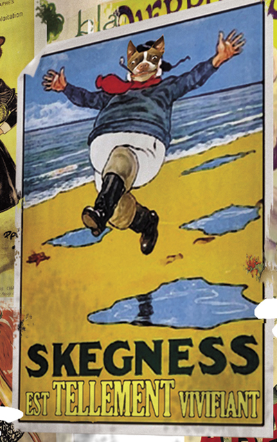 The Grandville universe version of the 'Skegness is so bracing' poster