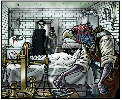 The morgue attendant HAD to be a vulture!