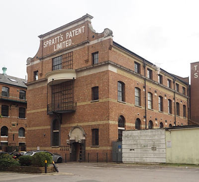 The dog biscuit factory where the gangs are meeting is loosely based on the real one in Limehouse, the old Spratt’s building, since converted into offices and apartments.