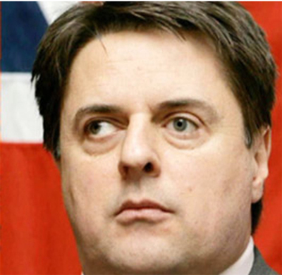 ...and Nick Griffin, ex-leader of the extreme right-wing fascist British National Party