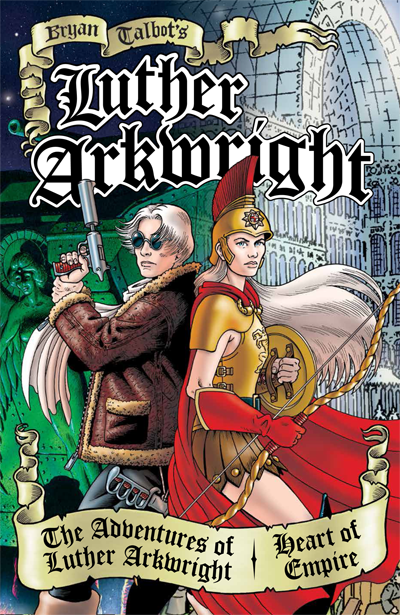 For the first time, The Adventures of Luther Arkwright and Heart of Empire will be available as a trade paperback. Out in June, the book will cost £35.99, substantially cheaper than the deluxe hardback Arkwright Integral, at around £50 - £90, depending on the seller, though most places are now out of stock.