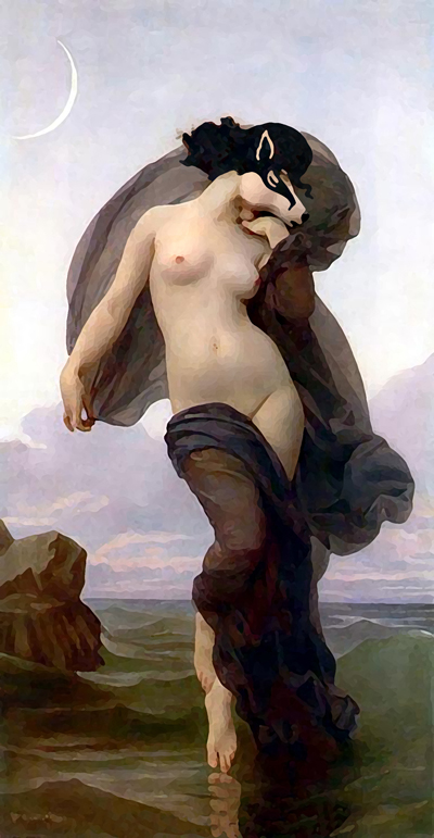 Evening Mood by William-Adolphe Bouguereau (1825 – 1905)