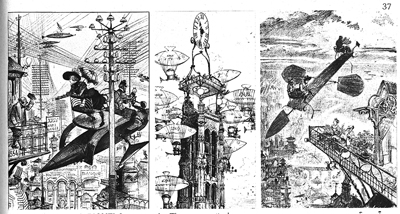 The Robida Tower is named after the first science fiction illustrator Albert Robida (1848 – 1926)