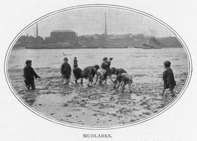Mudlarks would search the muddy shores of the River Thames at low tide for anything that could be sold; and sometimes, when occasion arose, pilfering from river traffic. By at least the late 18th century people dwelling near the river could scrape a subsistence living this way. Becoming a mudlark was usually a choice dictated by poverty and lack of skills