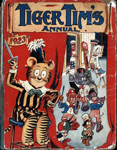 He was an extremely popular character and later got his own comic, Tiger Tim’s Weekly, as well as appearing in others, such as Comic Cuts and Rainbow, and his own hardback annuals. The longest-running U.K. comic character, his last appearance was in the weekly Jack and Jill in 1985.