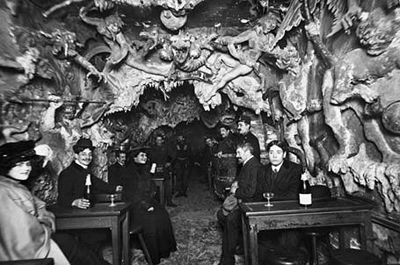 Interior of the Hell Club, Montmartre