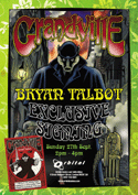 Poster advertising Bryan's signing of Grandville at Orbital Comics September 27th 2009